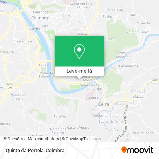 Quinta da Portela mapa