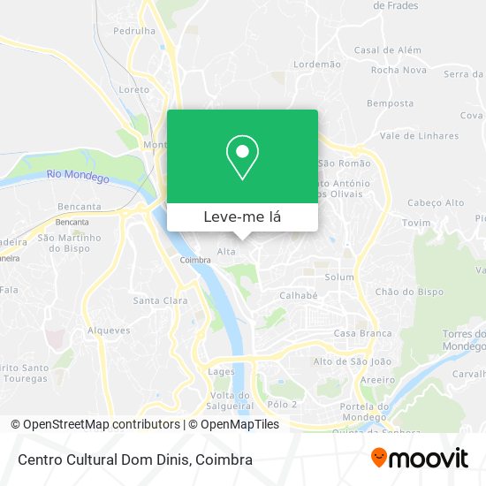 Centro Cultural Dom Dinis mapa