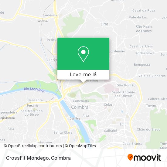 CrossFit Mondego mapa