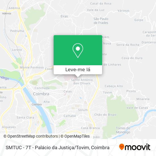 SMTUC - 7T - Palácio da Justiça / Tovim mapa