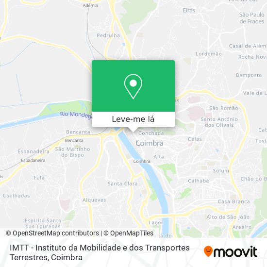 IMTT - Instituto da Mobilidade e dos Transportes Terrestres mapa