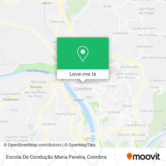 Escola De Condução Maria Pereira mapa
