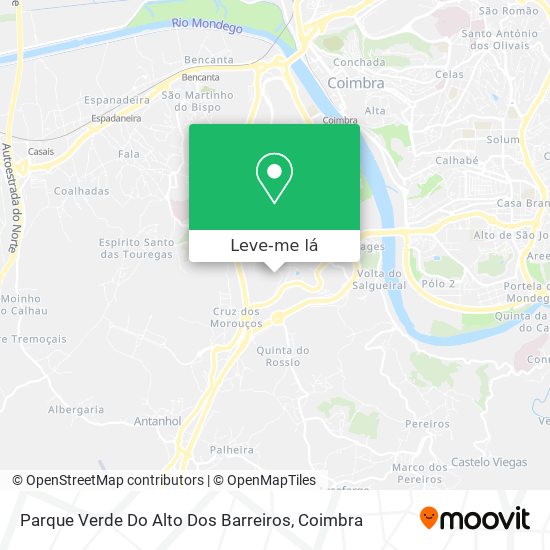 Parque Verde Do Alto Dos Barreiros mapa