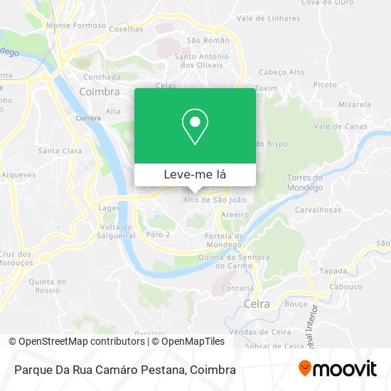 Parque Da Rua Camáro  Pestana mapa