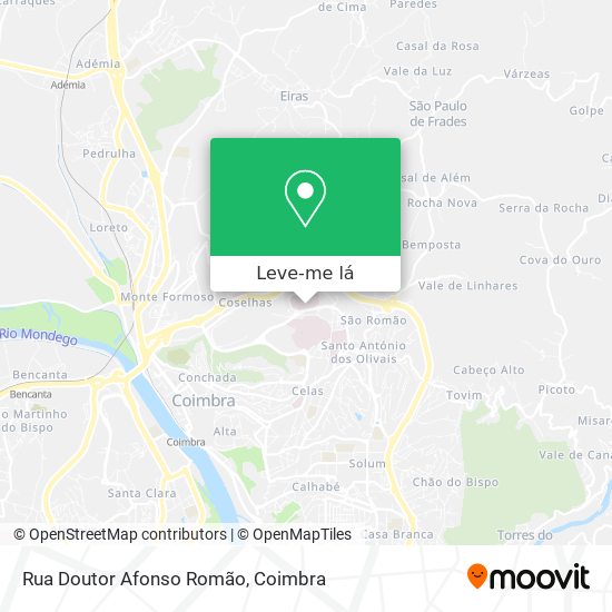 Rua Doutor Afonso Romão mapa