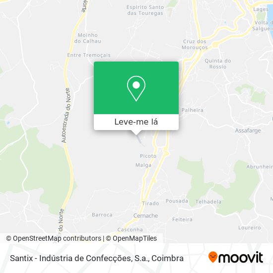 Santix - Indústria de Confecções, S.a. mapa