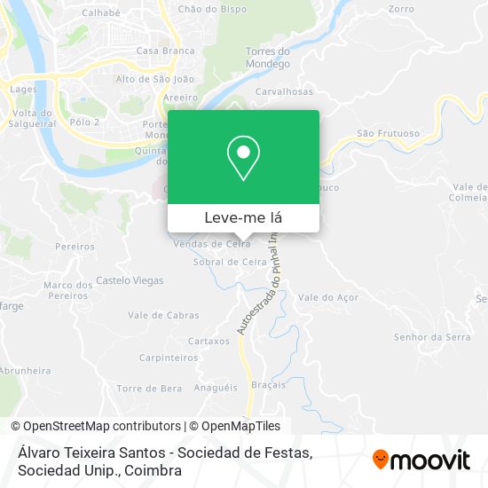 Álvaro Teixeira Santos - Sociedad de Festas, Sociedad Unip. mapa