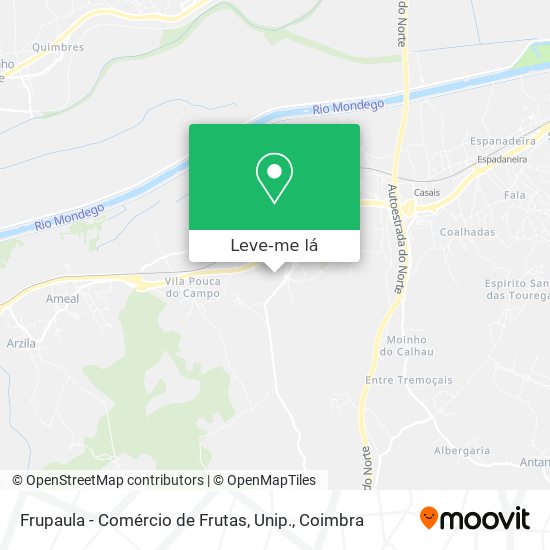 Frupaula - Comércio de Frutas, Unip. mapa