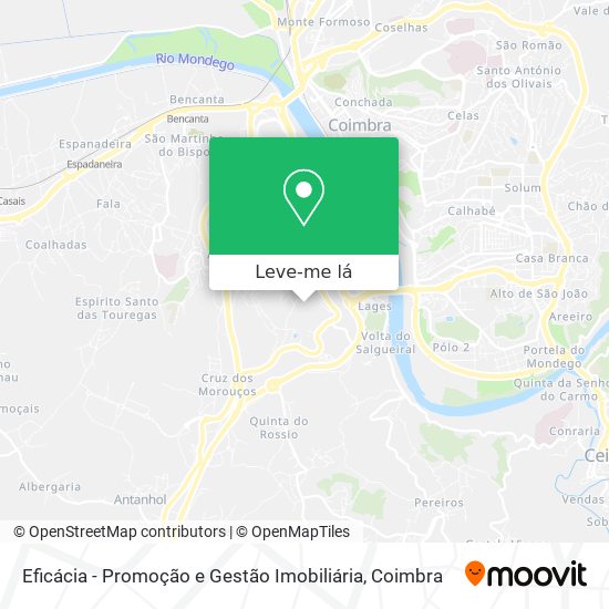 Eficácia - Promoção e Gestão Imobiliária mapa