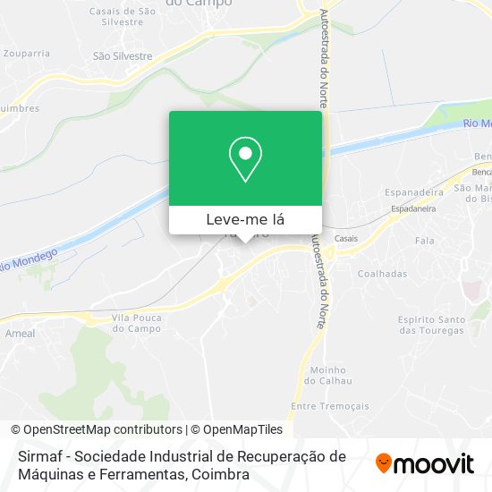 Sirmaf - Sociedade Industrial de Recuperação de Máquinas e Ferramentas mapa