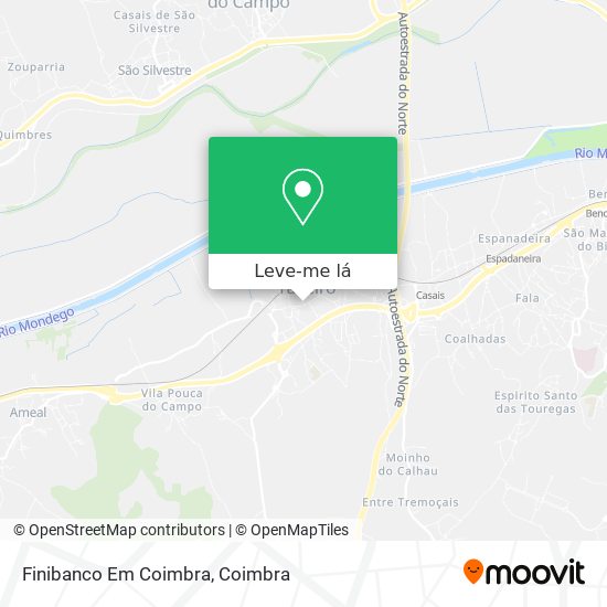 Finibanco Em Coimbra mapa