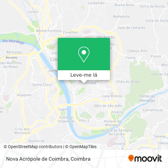 Nova Acrópole de Coimbra mapa