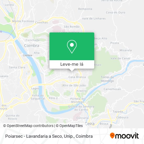Poiarsec - Lavandaria a Seco, Unip. mapa