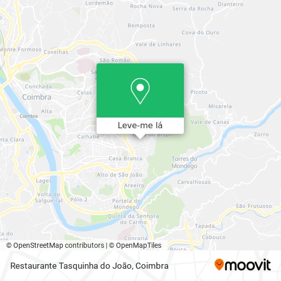 Restaurante Tasquinha do João mapa