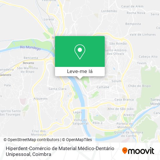 Hiperdent-Comércio de Material Médico-Dentário Unipessoal mapa