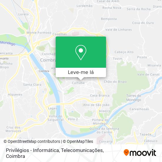 Privilégios - Informática, Telecomunicações mapa
