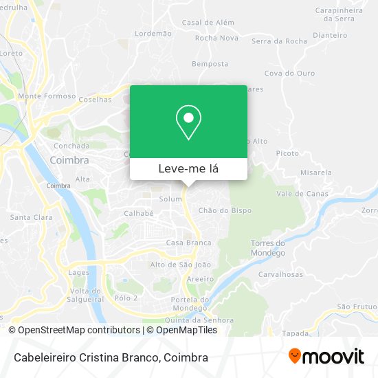 Cabeleireiro Cristina Branco mapa