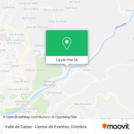 Valle de Canas - Centro de Eventos mapa