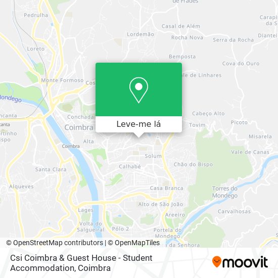 Csi Coimbra & Guest House - Student Accommodation mapa
