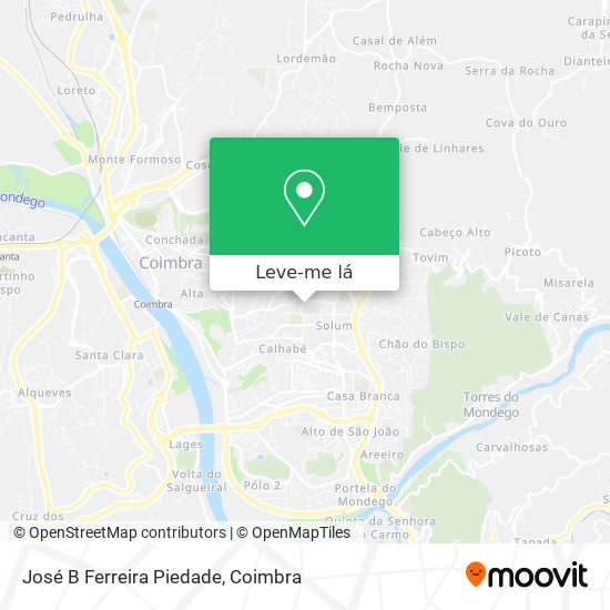 José B Ferreira Piedade mapa