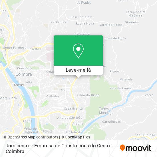 Jomicentro - Empresa de Construções do Centro mapa