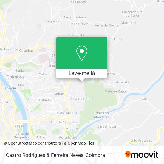 Castro Rodrigues & Ferreira Neves mapa