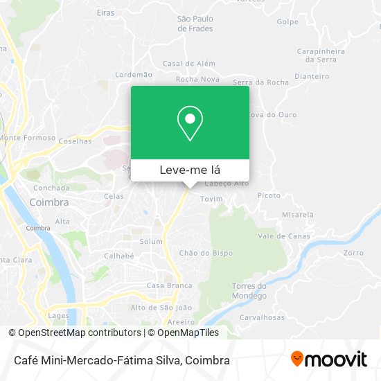 Café Mini-Mercado-Fátima Silva mapa