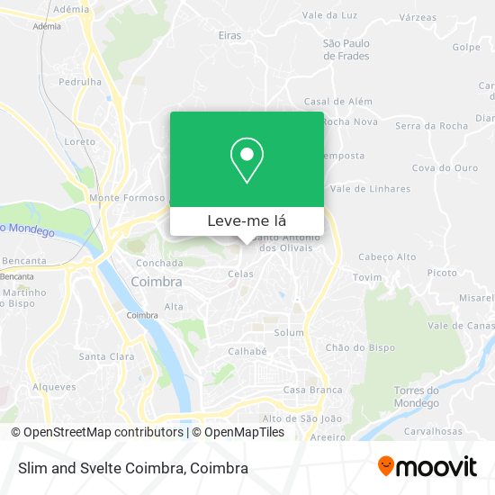Slim and Svelte Coimbra mapa