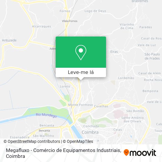 Megafluxo - Comércio de Equipamentos Industriais mapa