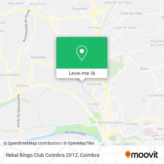 Rebel Bingo Club Coimbra 2012 mapa