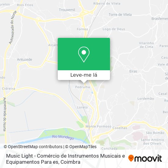 Music Light - Comércio de Instrumentos Musicais e Equipamentos Para es mapa