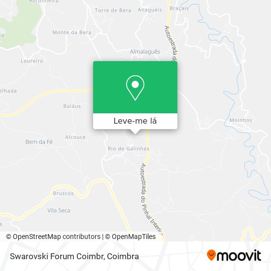 Swarovski Forum Coimbr mapa