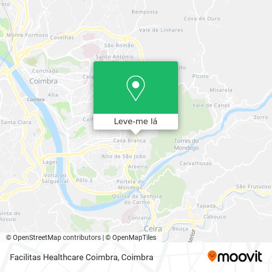Facilitas Healthcare Coimbra mapa