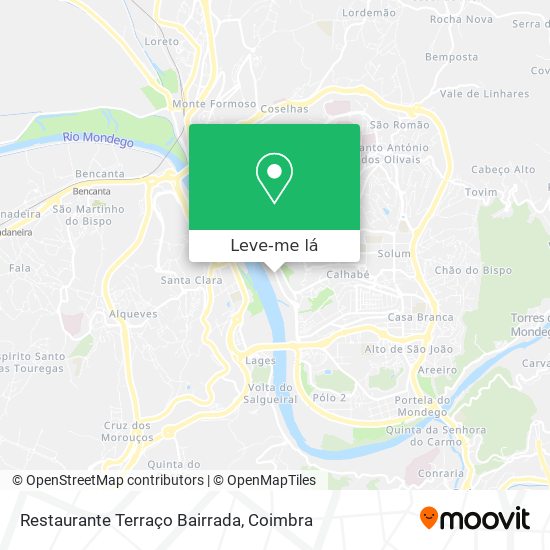 Restaurante Terraço Bairrada mapa