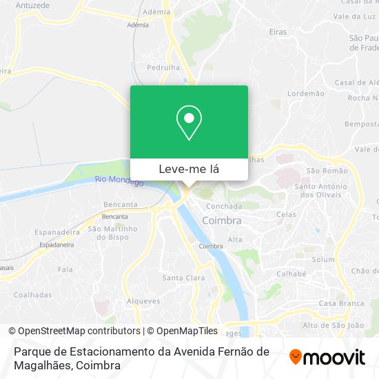 Parque de Estacionamento da Avenida Fernão de Magalhães mapa
