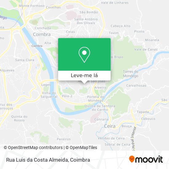 Rua Luis da Costa Almeida mapa