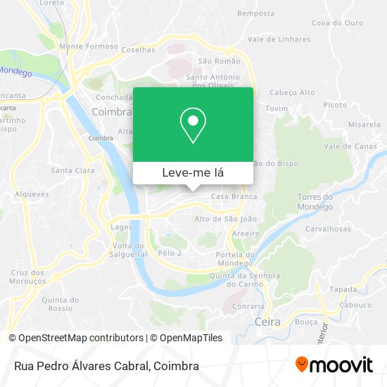 Rua Pedro Álvares Cabral mapa