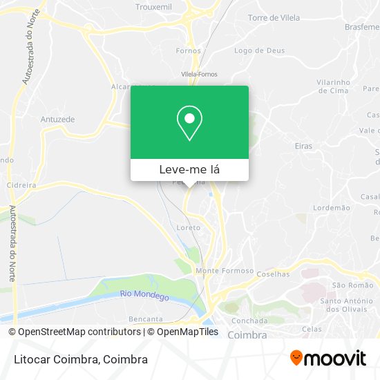 Litocar Coimbra mapa