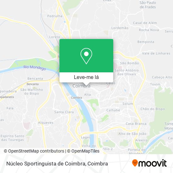 Núcleo Sportinguista de Coimbra mapa