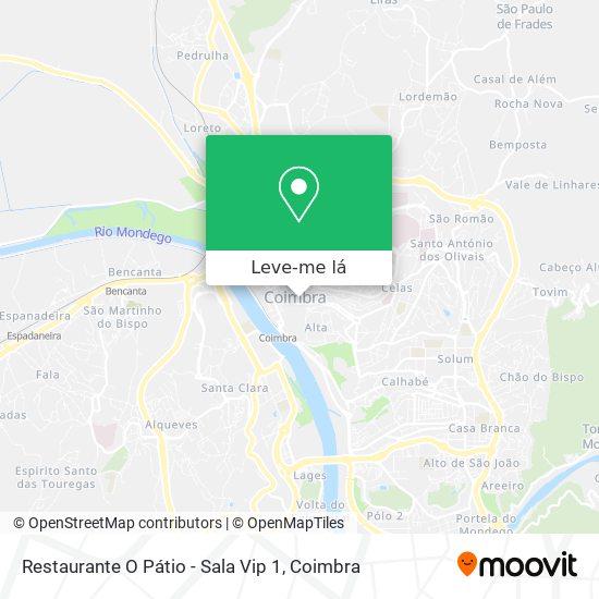 Restaurante O Pátio - Sala Vip 1 mapa