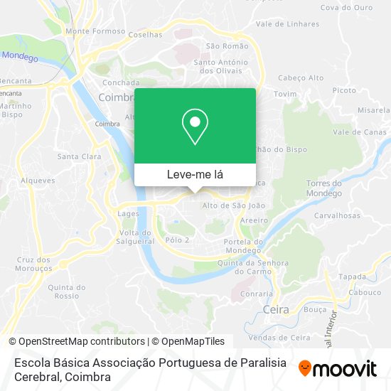 Escola Básica Associação Portuguesa de Paralisia Cerebral mapa