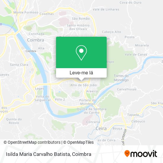 Isilda Maria Carvalho Batista mapa