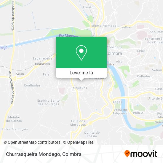 Churrasqueira Mondego mapa