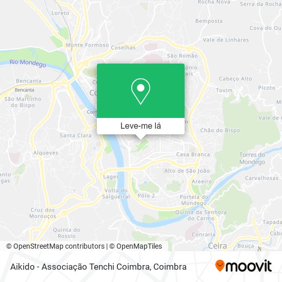 Aikido - Associação Tenchi Coimbra mapa