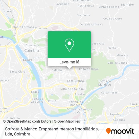 Sofrota & Manco-Empreendimentos Imobiliários, Lda mapa