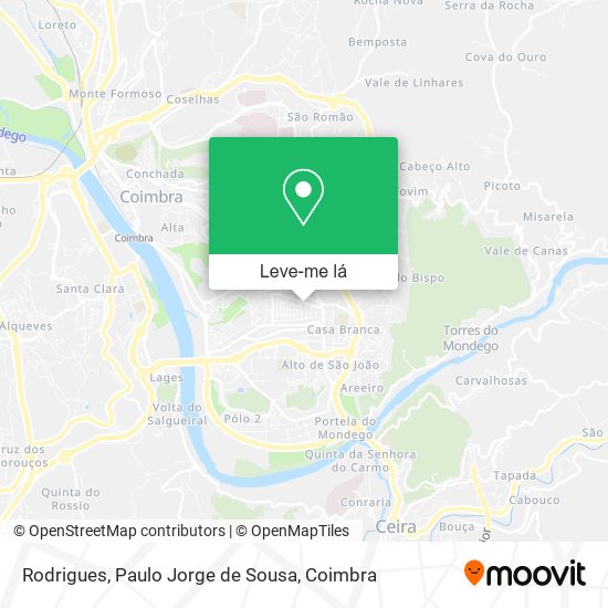 Rodrigues, Paulo Jorge de Sousa mapa