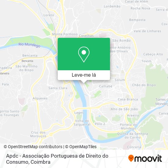 Apdc - Associação Portuguesa de Direito do Consumo mapa