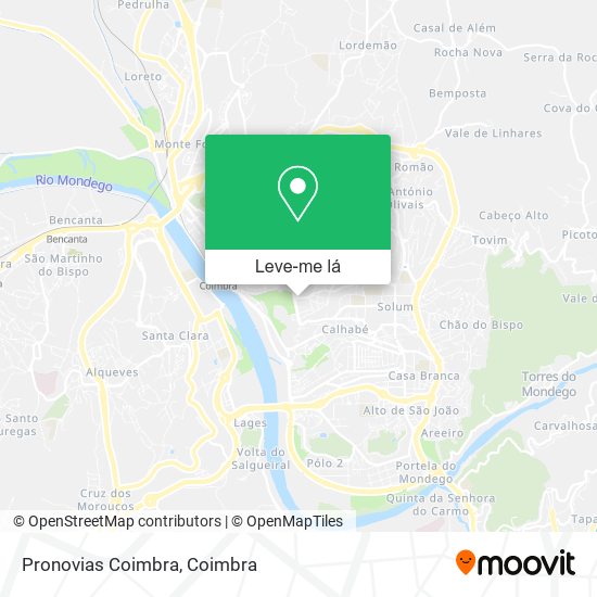 Pronovias Coimbra mapa