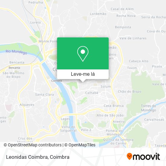 Leonidas Coimbra mapa