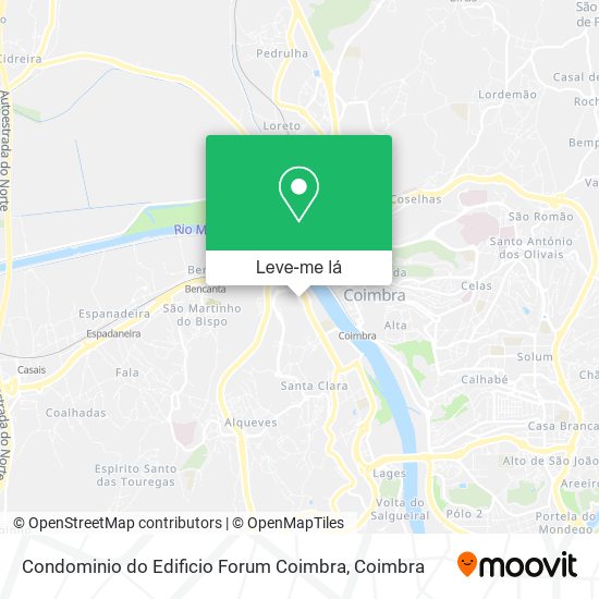 Condominio do Edificio Forum Coimbra mapa
